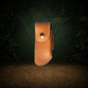 Etui cuir couteau pliant