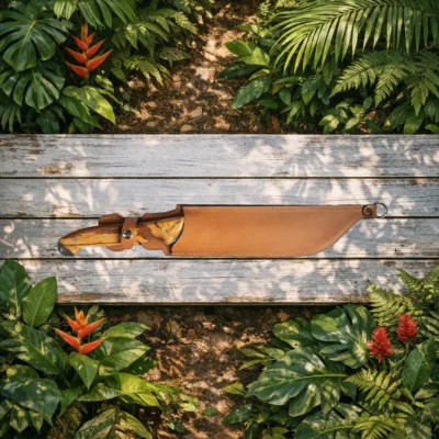 Etui cuir sabre marron