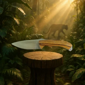 Couteau de chasse bois serpent