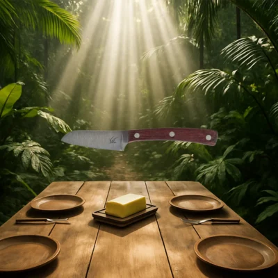 Couteau à beurre Amarante