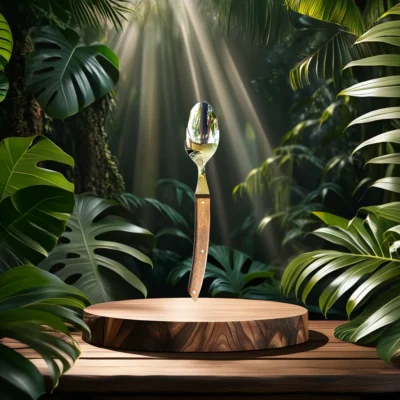 Cuillère à soupe Ebène verte