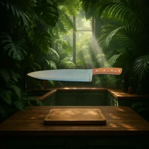 Couteau de cuisine 25 cm Bois Grage