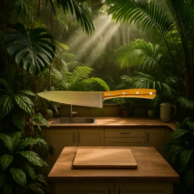 Couteau de cuisine 15cm Bois serpent