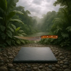 Couteau filet à poisson Saint martin rouge