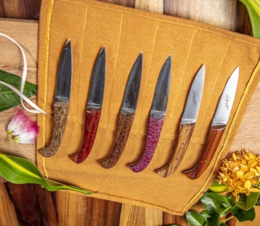 6 couteaux à steack en bois de Guyane