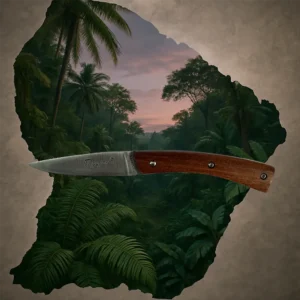 Couteau pliant Ti Guyane Satiné Rubané