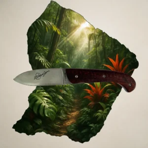 Couteau de Guyane Amourette moucheté