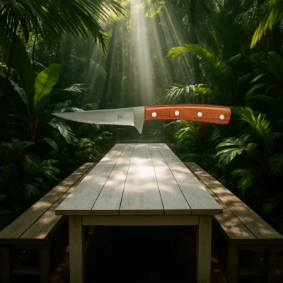 Couteau à steak Amourette moucheté