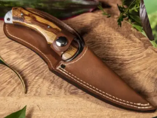 étui couteau de chasse VertTige