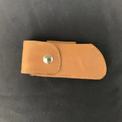 Etui cuir couteau pliant